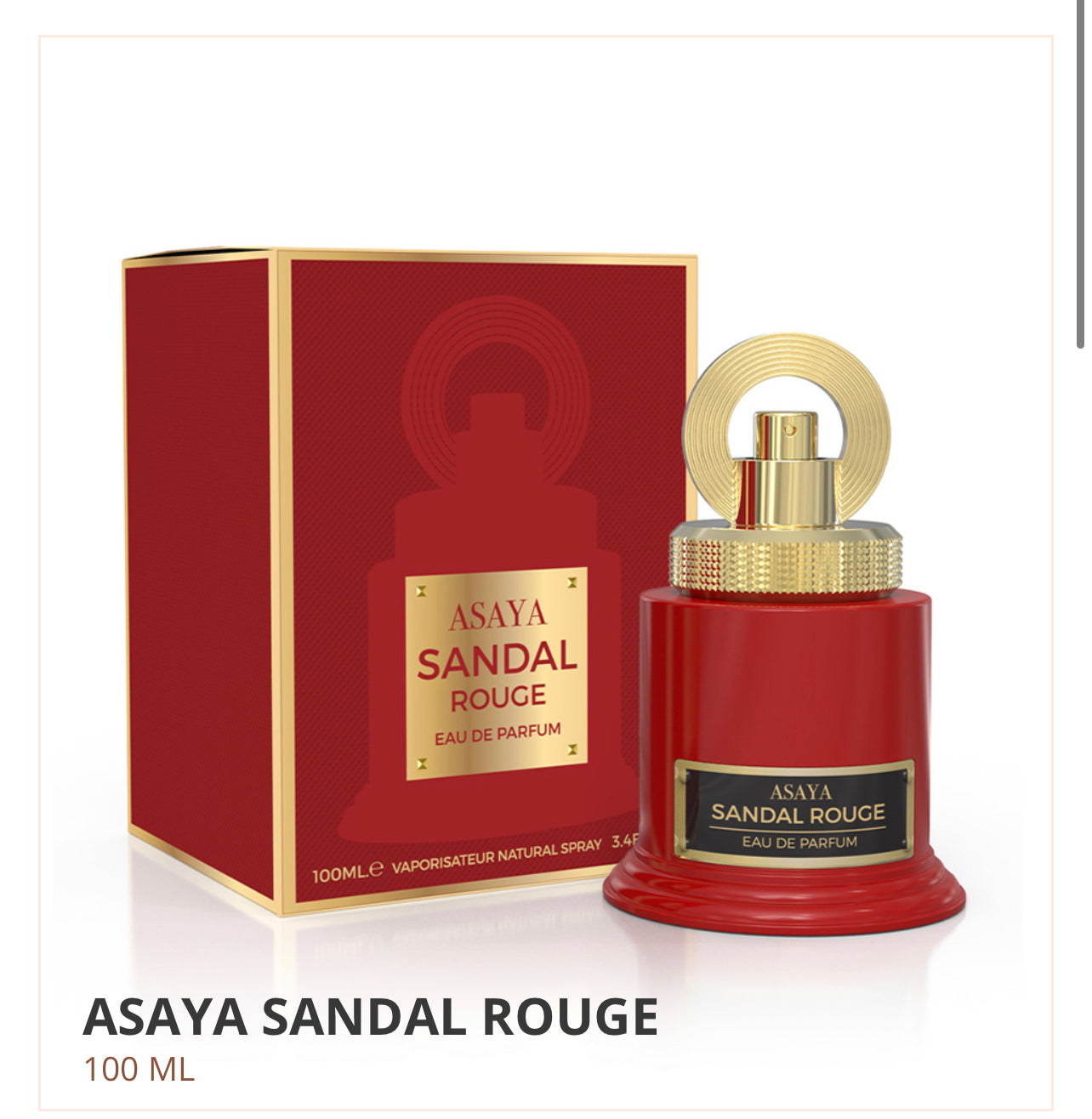 Asaya Sandal Rouge Sample