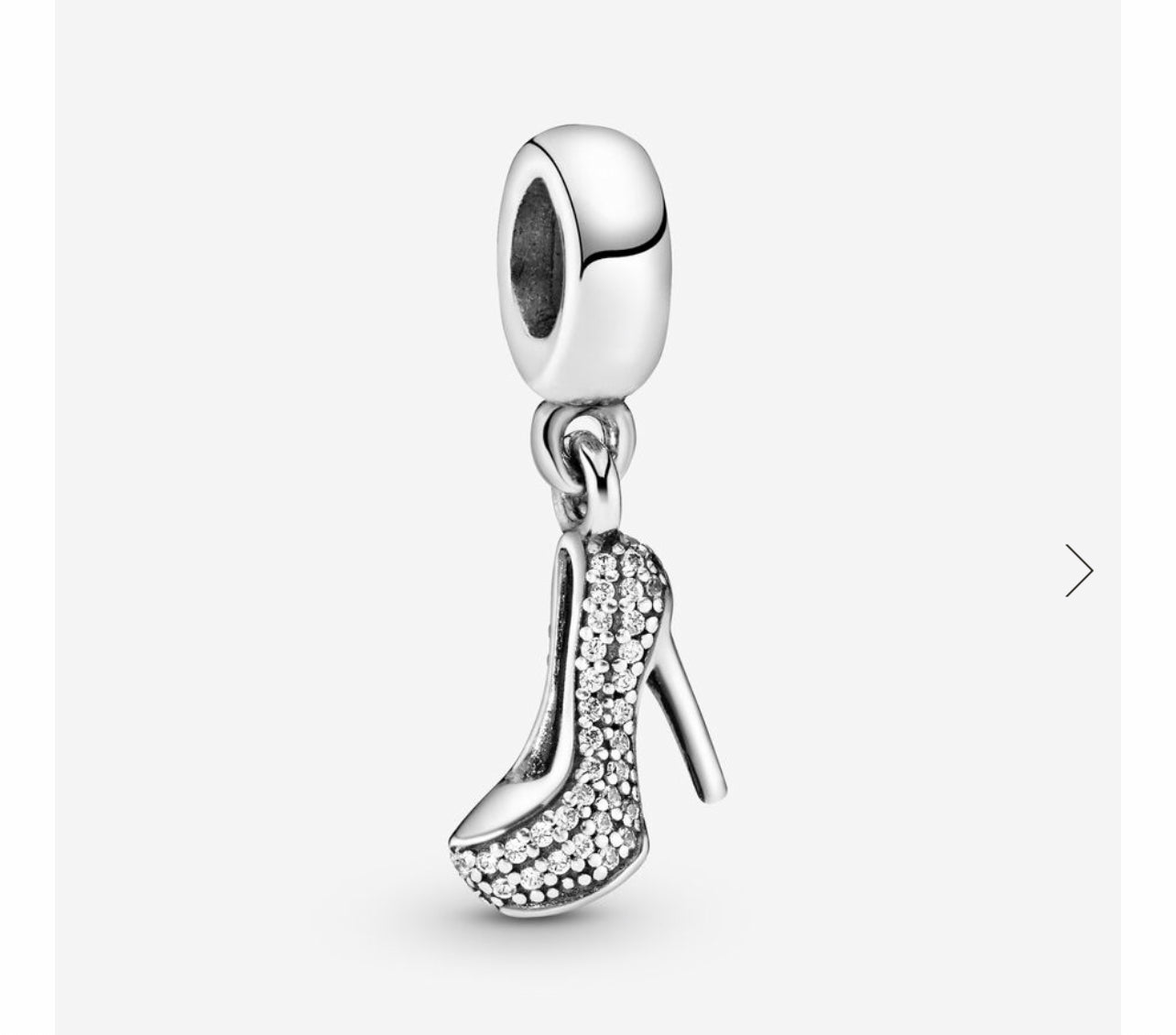 Pave Stiletto Shoe Charm