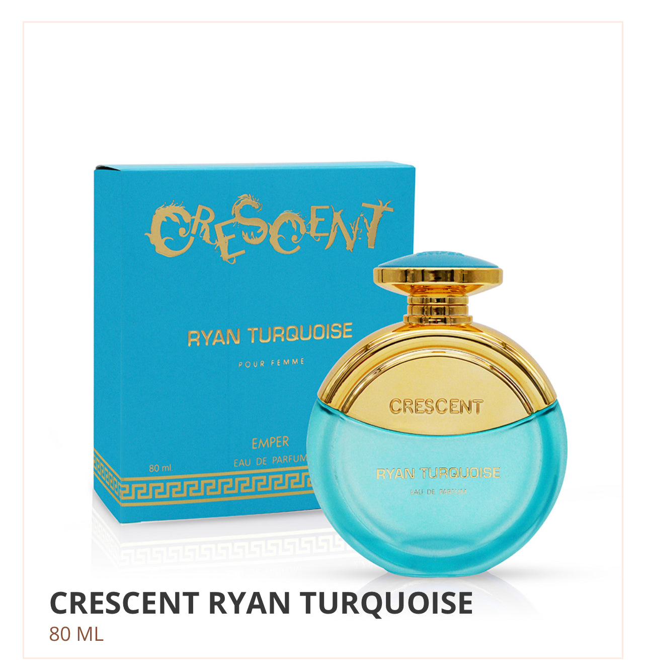 Crescent Ryan Turquoise Sample