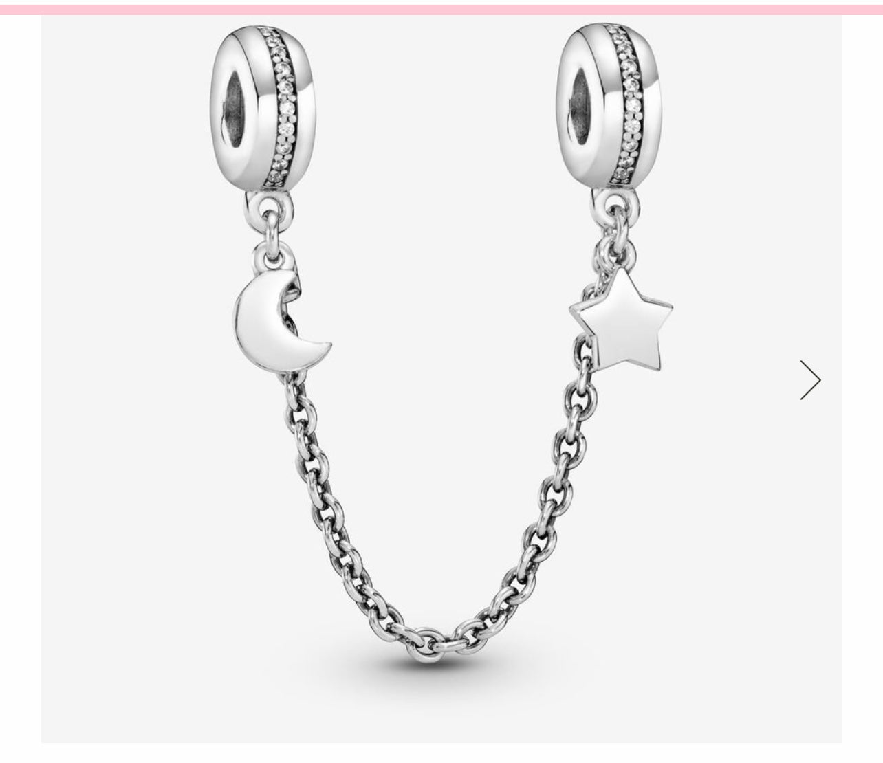 Half Moon and Star Safety Chain